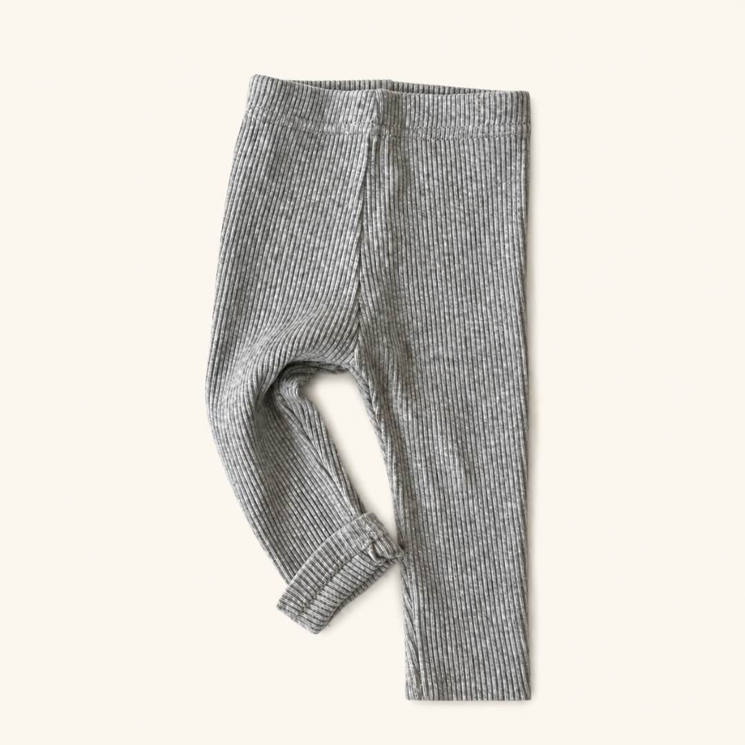 Cotton Ribbed Leggings - Image 6