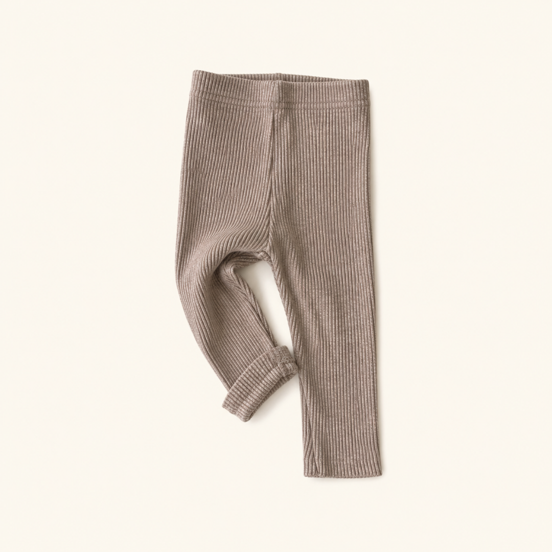 Cotton Ribbed Leggings - Image 5