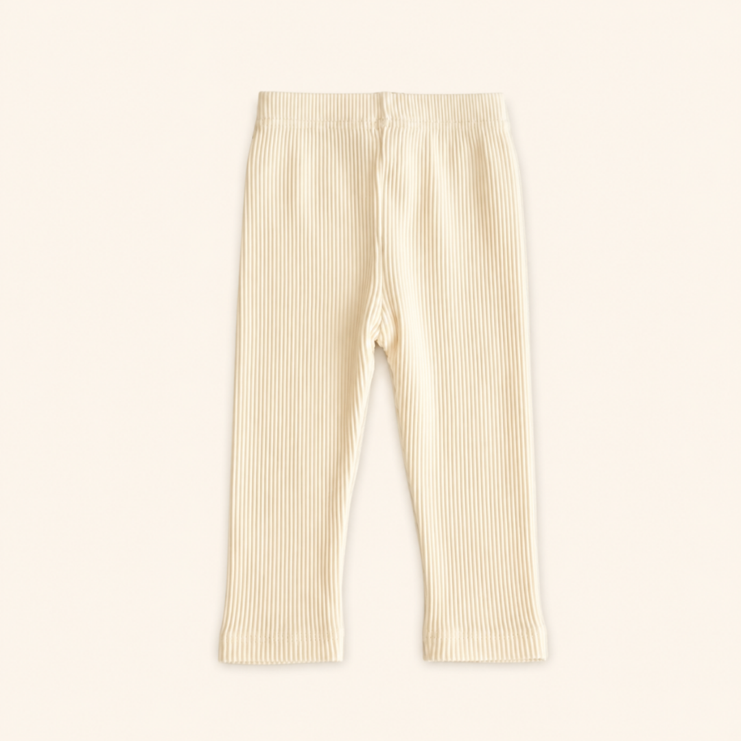 Cotton Ribbed Leggings - Image 3