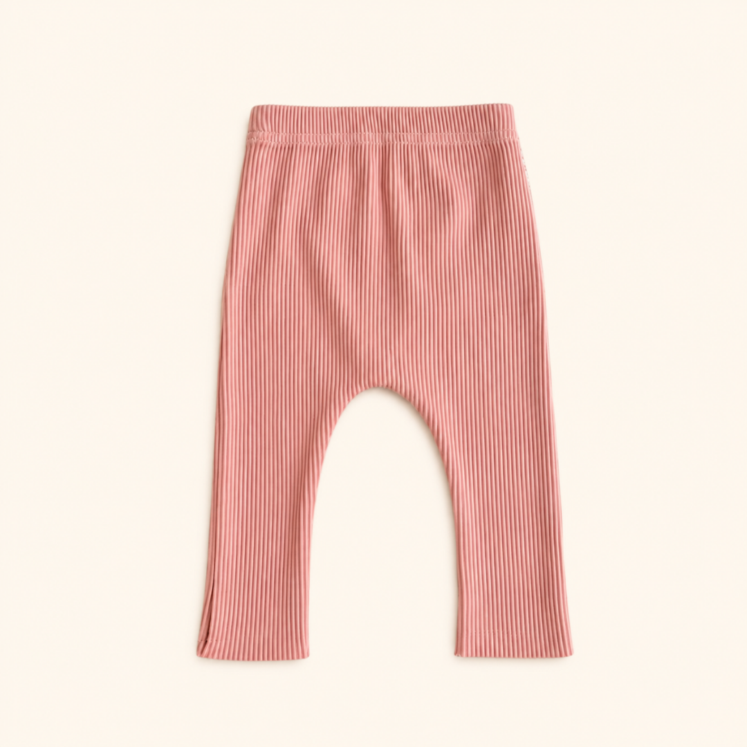 Cotton Ribbed Leggings - Image 2