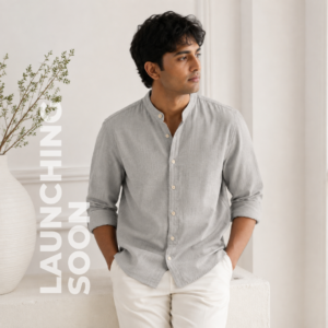 Lume Mandarin Collar Shirt